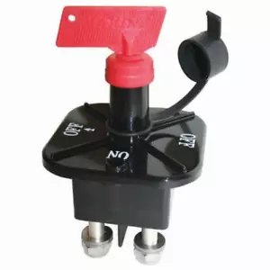 Heavy Duty Battery Isolator 4 Pole Marine Boat RV Double Switch Key Style 12-24V - Picture 1 of 1