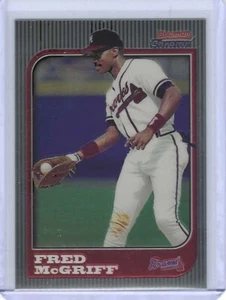 FRED MCGRIFF 1997 BOWMAN CHROME #84 BRAVES / FREE SHIP - Picture 1 of 2