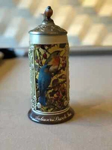 American Songbirds Bluebird Stein~ Anheuser-Busch~CS424~First In A Series - Picture 1 of 6