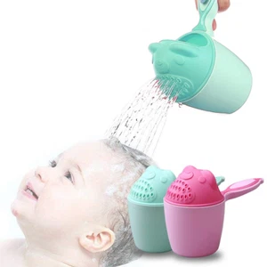 Rinse Shampoo Baby Bath Wash Hair Cup by Protecting Infant Eyes (Green) - Picture 1 of 9