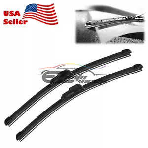 20" & 20" One Pair Windshield Wiper Blades Bracketless J-HOOK OEM QUALITY - Foto 1 di 1