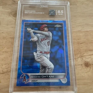Shohei Ohtani 2022 Topps Chrome Sapphire TAG 8.5 ANGELS 🔥 🔥 🔥 - Picture 1 of 2