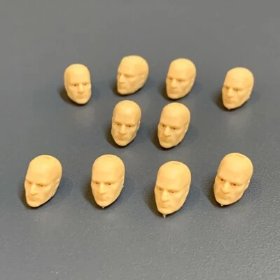 Lot 10 Head HALO Mega Bloks Construx Building Figure UNSC Game of Thrones COD 2W - Image 1 of 3