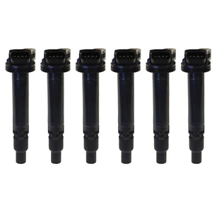 Denso OEM Direct Ignition Coil Kit Set Of 6 for Lexus GS300 IS300 Toyota 6731309 - Picture 1 of 3