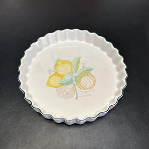 Ulster Ceramics Flan Dish Oranges And Lemons Design With Box - Picture 1 of 9