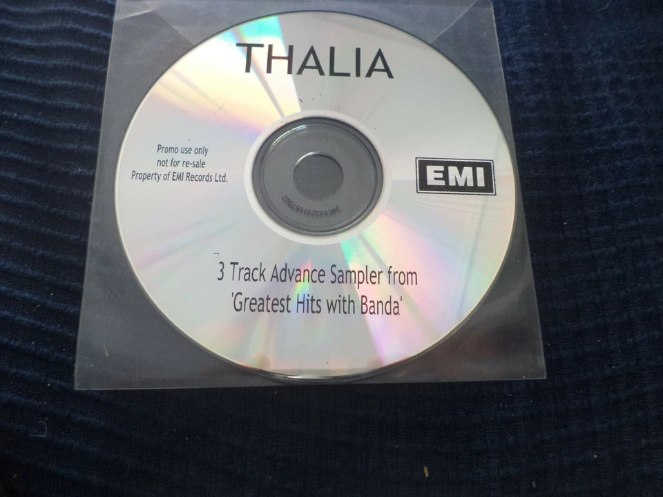 THALIA  3 TRACK ADVANCE PROMO SAMPLER CD GREATEST HITS 2004 Amor a la mexicana - Image 1 of 1