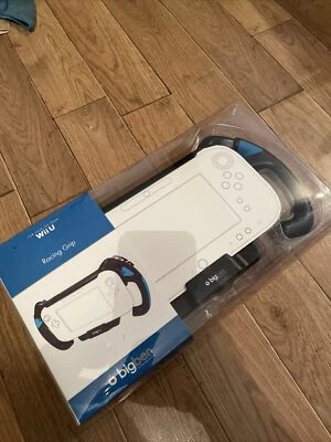 NEUF NEW racing grip volant pour game pad nintendo WII U gamepad bouton intégré