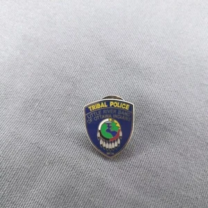 Little River Band Ottawa Indians Tribal Police Michigan MI Lapel Hat Jacket Pin - Picture 1 of 2