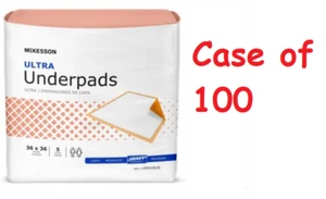 McKesson ultraschwere Erwachsenenbett Chux Pad Einwegunterlagen 30x36" 100 Pads ✅ - Bild 1 von 3
