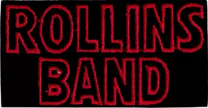 Patch - Rollins Band Red Black Logo Henry Post Hardcore Punk Metal Iron On 19189 - Picture 1 of 1