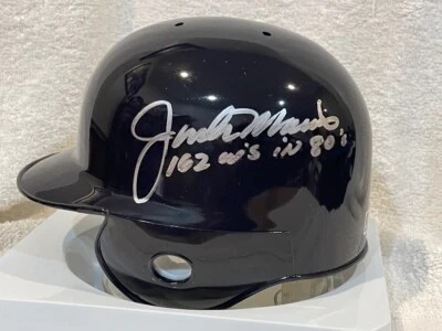 MUY RARO Jack Morris 162 Ganancias en 1980 AUTO'D Minnesota Twins Mini Casco COMO NUEVO Foto 1 de 4