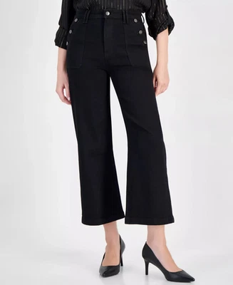 Nautica Jeans Women's Sz 14 Solid Cropped Sailor - Image 1 of 3