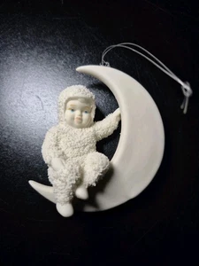 Snowbabies With Moon Department 56 Christmas Ornament - Picture 1 of 4