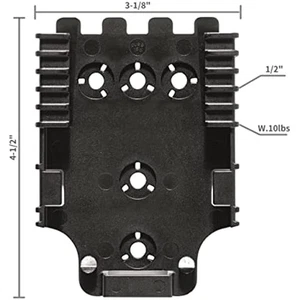 Fit Safariland Duty Holster Quick Locking System Kit with 2 QLS-19 & 2 QLS-22 * - Picture 1 of 7