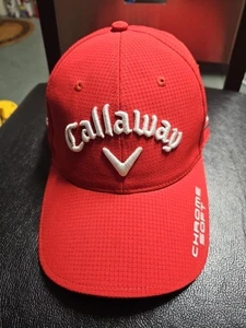 Callaway Golf Chrome Soft Rogue Odyssey Adjustable Hat Cap Men Women Red White - Picture 1 of 14