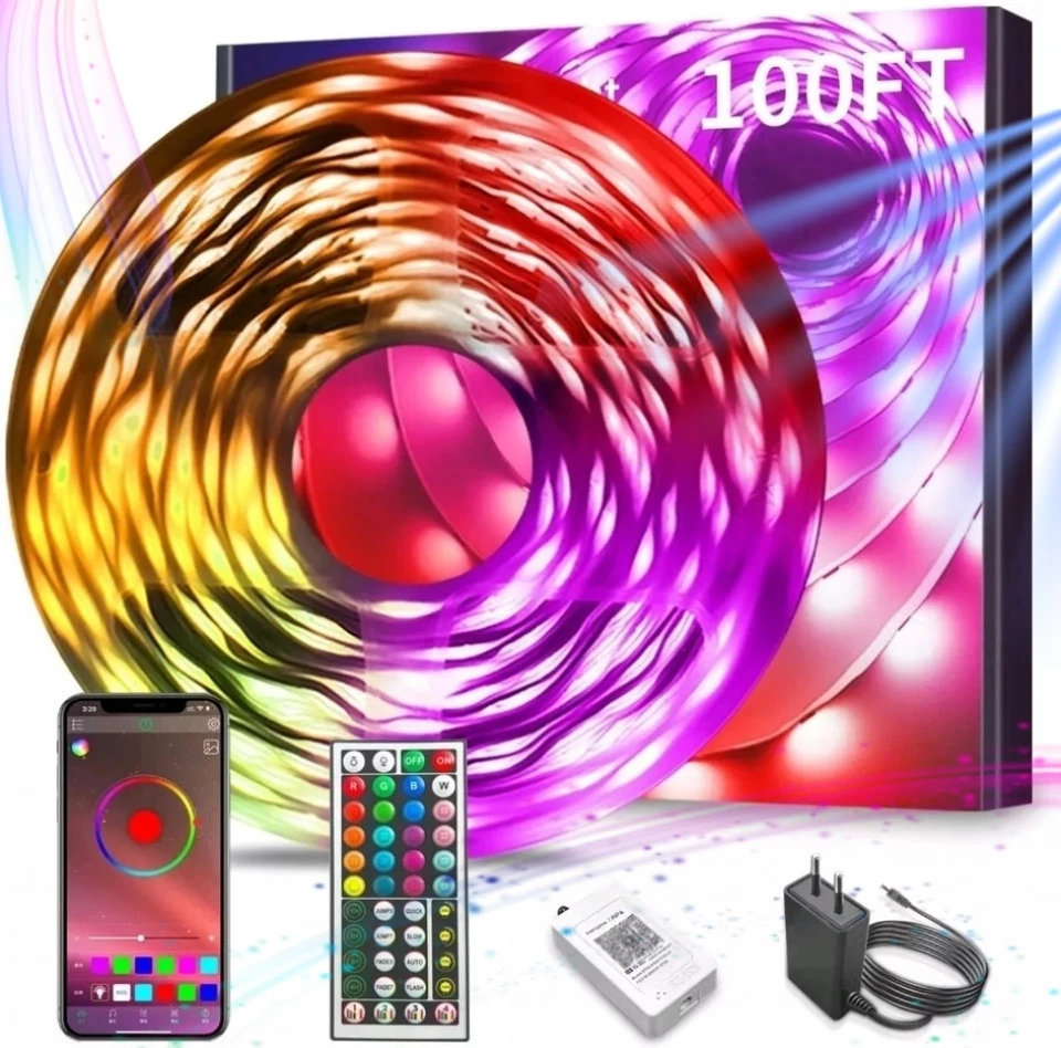 LED Lights High Quality 100 Ft Moblie Remote & Controller. - Image 1 of 1