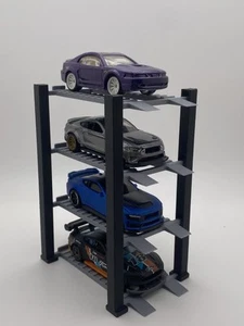 Hotwheels Diecast Matchbox 4 Post Lift Display 4 Etagen Maßstab 1:24 - Bild 1 von 5