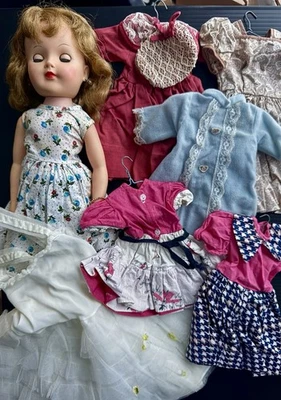 MUÑECA Effanbee Lawrence Welk's Champagne Dama 20" 7 Vestidos + Ropa Interior De Colección Foto 1 de 4