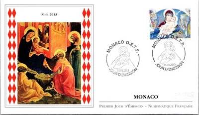 Monaco SC# 2738 FDC 2013 Christmas 2013 - A03107 - Image 1 of 2