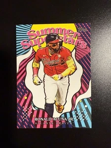 2025 Topps Series 2 Summer Superstars SS-4 Ronald Acuna Jr. - Atlanta Braves - Picture 1 of 2