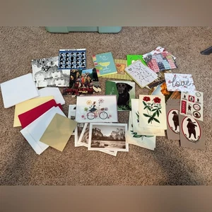 Lot of 40+ Assorted Greeting Cards and Envelopes - Picture 1 of 7