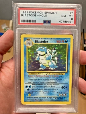 ~ESP~ SPANISH PSA 8 Blastoise Base Set 2/102 Pokemon Card - Image 1 of 2
