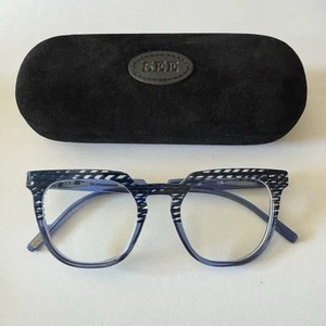 SEE Eyewear Brille 8630 C49 Blau Gestell 50-21-145 Made In France Funky - Bild 1 von 9