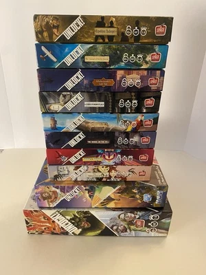 ENORME Lote de 10 Juegos de Mesa Desbloqueados Juego Misterio Épico Legendario Exótico Ligeramente Usado Foto 1 de 4