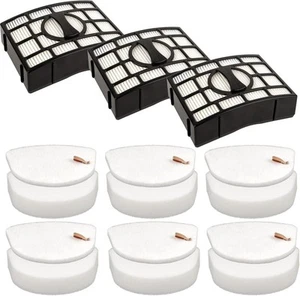 9 Pack 3 Hepa Filters 6 Foam Filters Compatible With Shark ZU560 ZU561 ZU562 - Picture 1 of 7