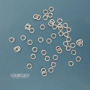 50 Stck. Massives Sterlingsilber 3 mm Stärke 21/0,7 mm Offen Biegering Stecker #33440 - Bild 1 von 1