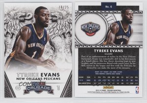 2013-14 Panini Crusade Silver /25 Tyreke Evans #6