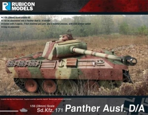 Rubicon Models Sd.Kfz. 171 Panther Ausf. D/A 1/56 28mm Germany WWII GER Tank war - Picture 1 of 5