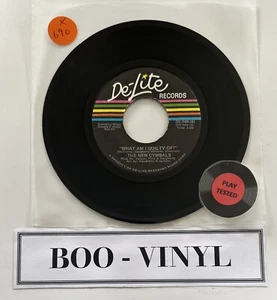 The New Cymbals ~ what Am I Guilty Of? - Northern Soul / Funk  Vinyl Record EX - Imagen 1 de 5
