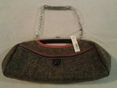 Bolsa/bolsa feminina Apt.9 de tecido de tweed marrom - MSRP $36.00 - Nova com etiquetas - Estado perfeito - Imagem 1 de 4