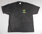 Vtg Hanes Beefy Men's Xl 46-48 T-Shirt Rts Single Stitched Short Sleeve Black