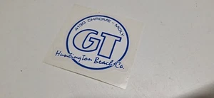 86 GT BMX PRO Performer - WHITE on clear - COIN Decal Sticker - Picture 1 of 2
