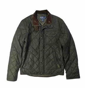 Polo Ralph Lauren Gr. S Steppjacke Cordkragen Military Grün Braun - Bild 1 von 20