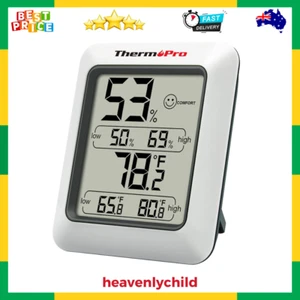 ThermoPro TP50 Digital Hygrometer Indoor Thermometer Humidity Monitor Gauge NEW - Picture 1 of 12