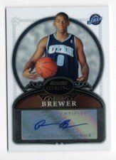 Ronnie Brewer 2006-07 Bowman Sterling Autograph RC #75