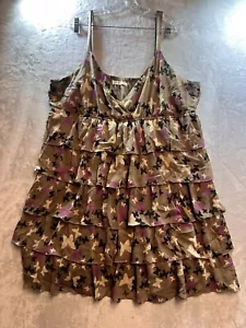 Old Navy Women Top 2XL Floral Sleeveless Tank Neck Casual Boho - Picture 1 of 6