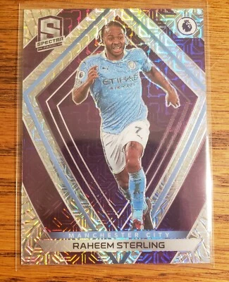RAHEEM STERLING 2020-21 Chronicles Spectra Purple Mojo Prizm Manchester City - Image 1 of 2