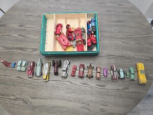 vintage diecast lot mixed cars trucks Tootsie and others 17 vehicles
