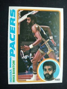 1978-79 Topps Basketball Card # 123 Mike Bantom - Indiana Pacers (EX)