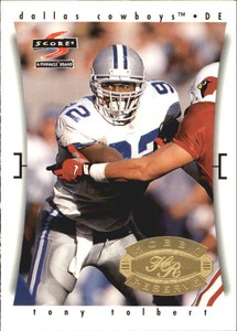 1997 Score Hobby Reserve Dallas Cowboys Football Card #143 Tony Tolbert