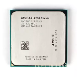 AMD A4-Series A4-3300 PROCESSOR 2.5GHZ/1M (AD3300OJZ22HX) Socket FM1 CPU - Picture 1 of 1