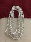 925 sterling silver 2mm Rope Chain 20 Inches Lobster Lock 6.2 Grams