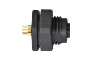 Amphenol LTW NMEA 2000 Micro-C Female Panel/Bulkhead/PCB Mount Connector, IP68 - Foto 1 di 9