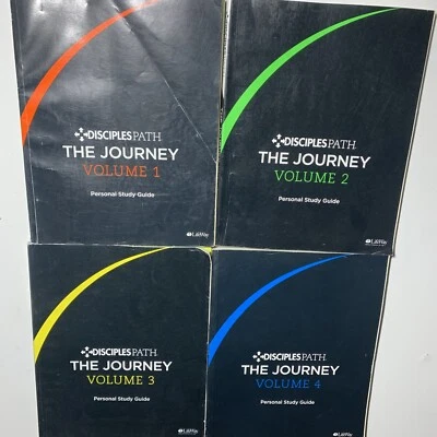 Disciples Path; The Journey Volumes 1-4; Personal Study Guides; Lifeway Press Foto 1 de 4
