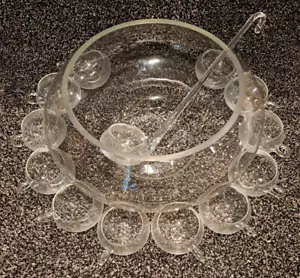 14-teiliges Glas Stanzschüssel Set, Vintage Neu Catering Zubehör #7050 MCM in OVP - Bild 1 von 24