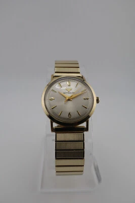 Vintage Wittnauer 1960's 10K RGP Wind-Up 17-Jewel Swiss Men's Watch - Runs Well - Image 1 of 4